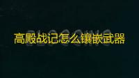 高殿战记怎么镶嵌武器